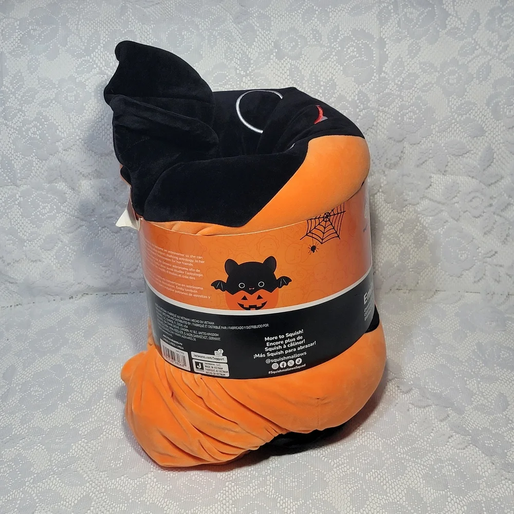Original Squishmallows Emily Bat Pumpkin Halloween Plush Wearable Costume 6+ OS